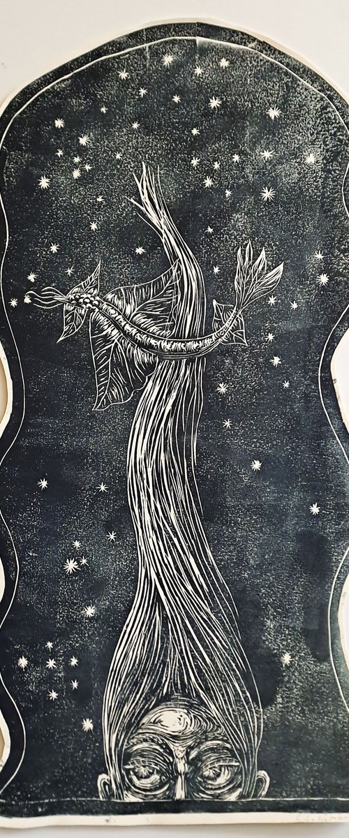 Invisible caress - S1N3 - Dark Blueish Gray by Giulio Napoletano