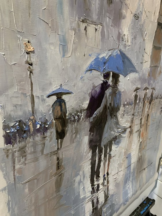 Big Ben's Rainy Kiss. London.