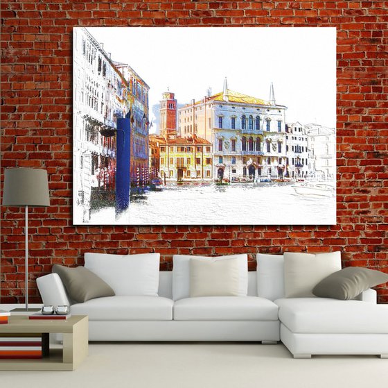 Trocitos de cielo, Venecia/XL large original artwork