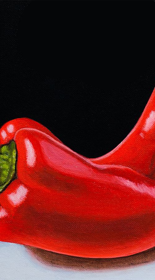Reclining Pepper by Dietrich Moravec