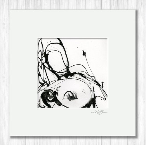 Doodle Nude 9 - Minimalistic Abstract Nude Art by Kathy Morton Stanion by Kathy Morton Stanion
