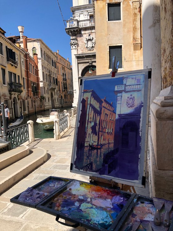 Veduta di Venezia, Plein Air