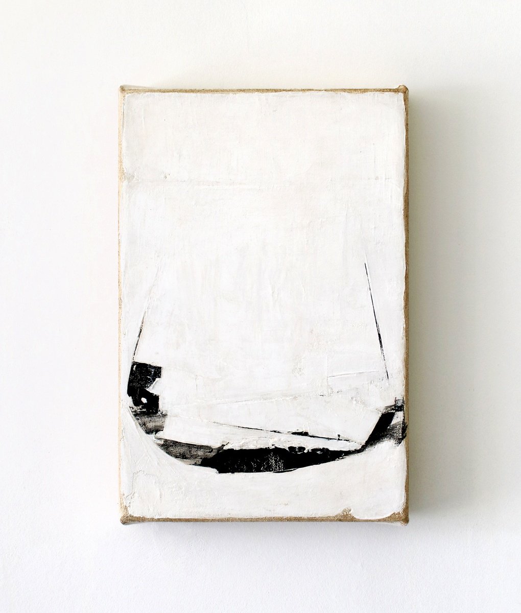 Organic Abstract Acrylic Painting By Stephen Whatcott, 8 X 12", Anchored, Original Artwork