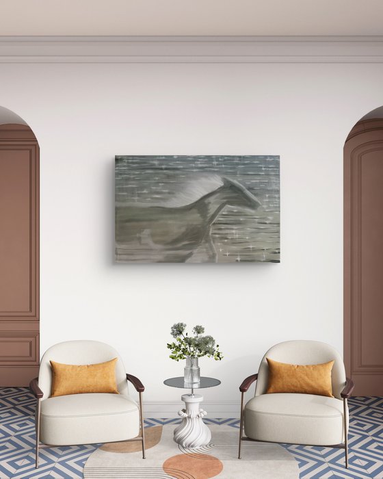 White Horse in the Mist