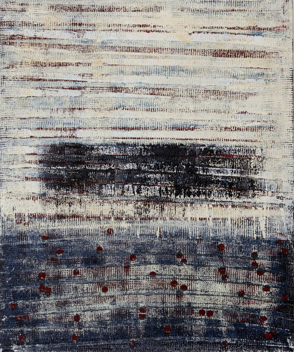 Abstract Acrylic Painting By Petr Strnad, 10 X 12", Result, Original Artwork