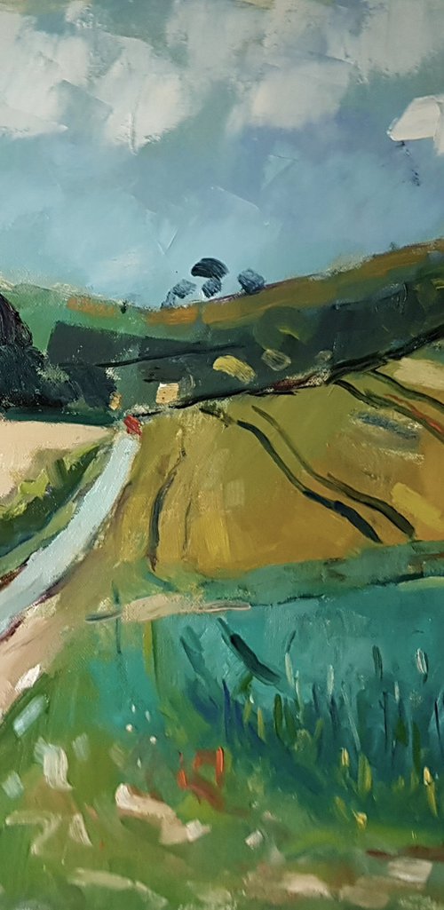 Fields near the Long Furlong by Andre Pallat