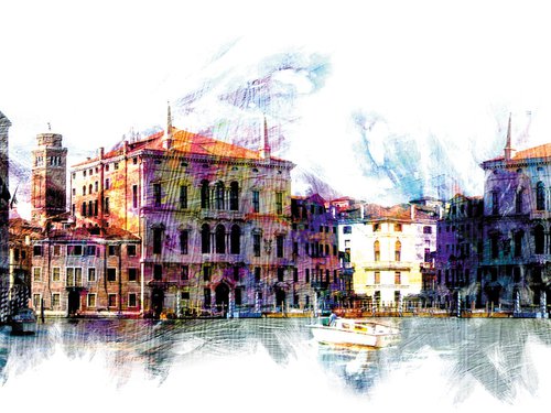 Maromas, Canales de Venecia/original artwork by Javier Diaz