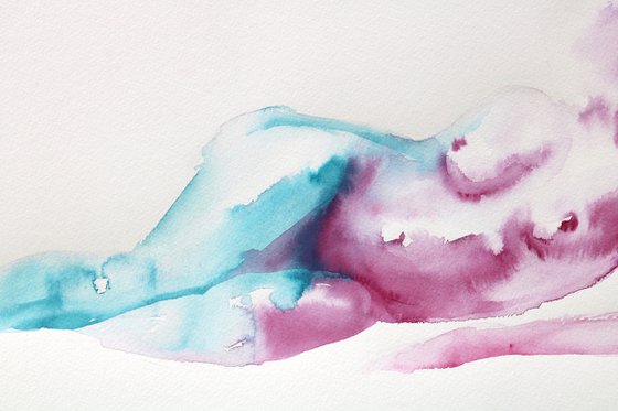 Nude painting "In Fluid Form XXII"