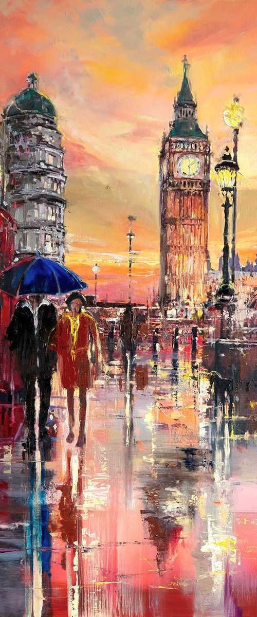 'Quiet Night in London' by Ewa Czarniecka
