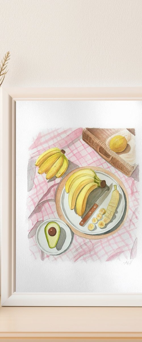 Banana picnic by Amelia Taylor