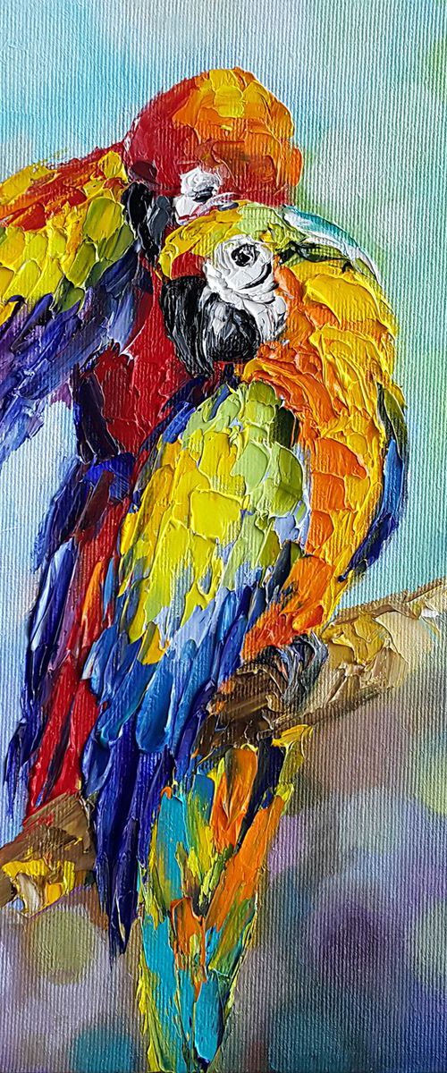 Me and you - oil painting on canvas, gift. by Anastasia Kozorez