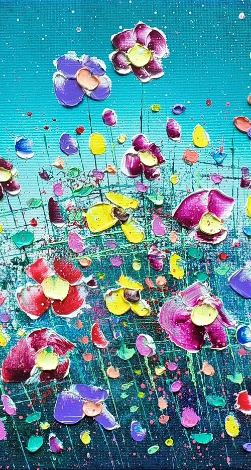 "Northern Lights & Flowers in Love" by Phil Broad