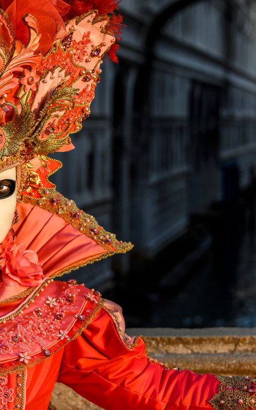 Carnevale di Venezia Acrylic Print by Kieran Brimson