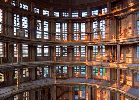 Industrial tower interior