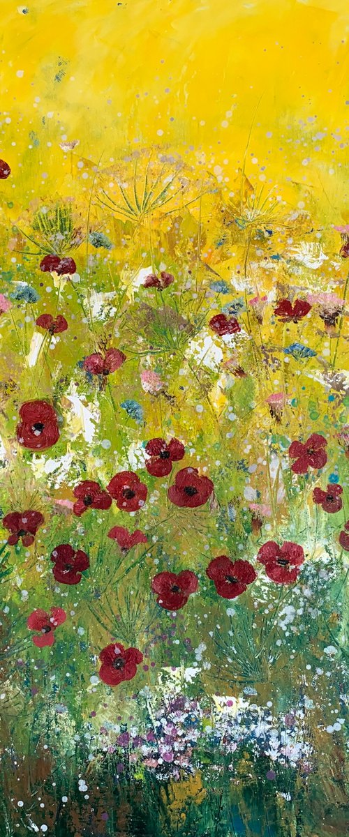Wild And Free In The Meadow by Laure Bury