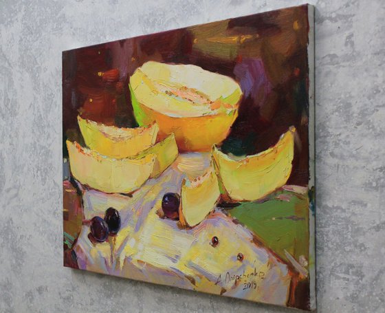 Still life with melon