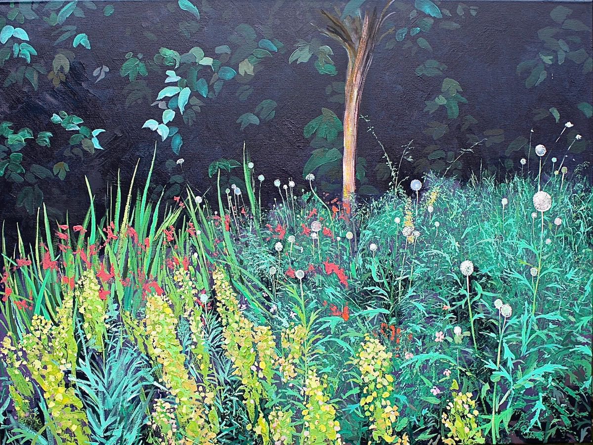 In the Night Garden Large Painting 40