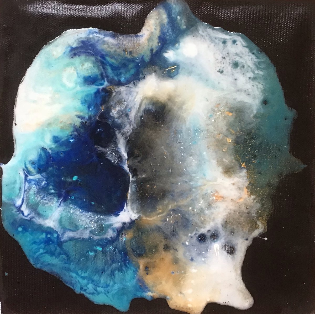 Lagoon Nebula /Mini #5 by Maria Bacha