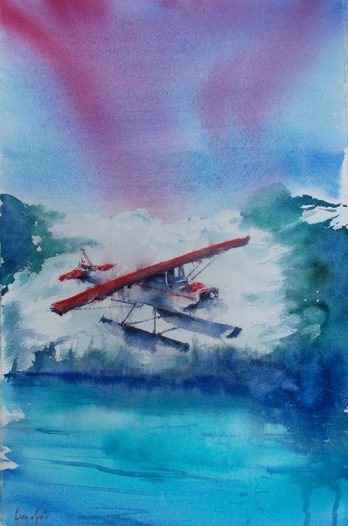 seaplane by Giorgio Gosti