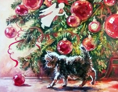 New Year's cat games by Tatyana Ambre