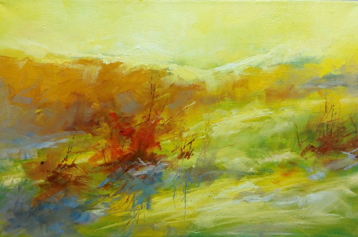 Yellow horizon by Mykola Kocherzhuk