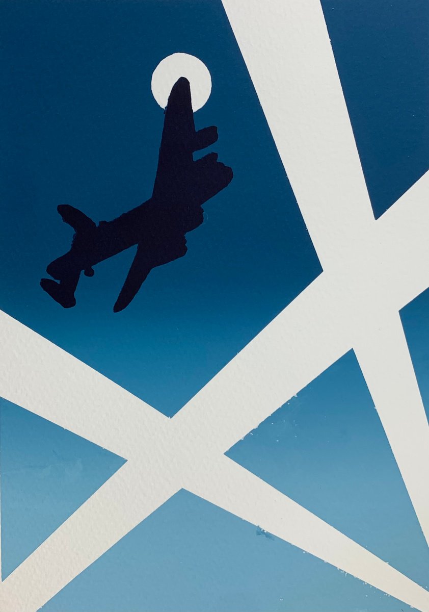 Impressionistic Transport Screenprint By Ian Scott Massie, 11 X 15, Lancaster, Original Artwork