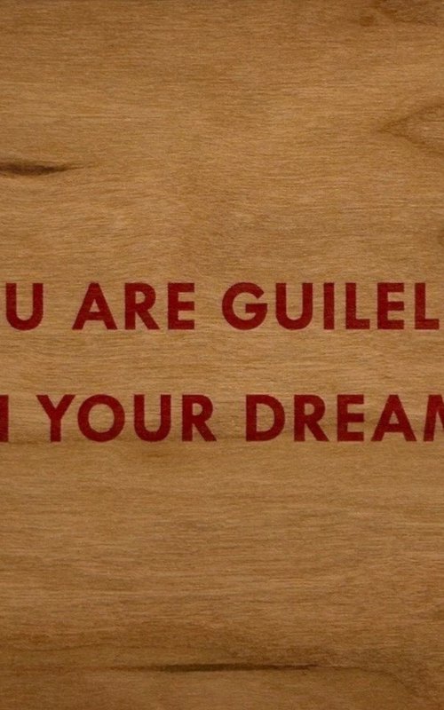 You are Guileless In Your Dreams by Jenny Holzer