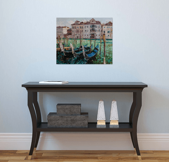 Gondolas in Venice