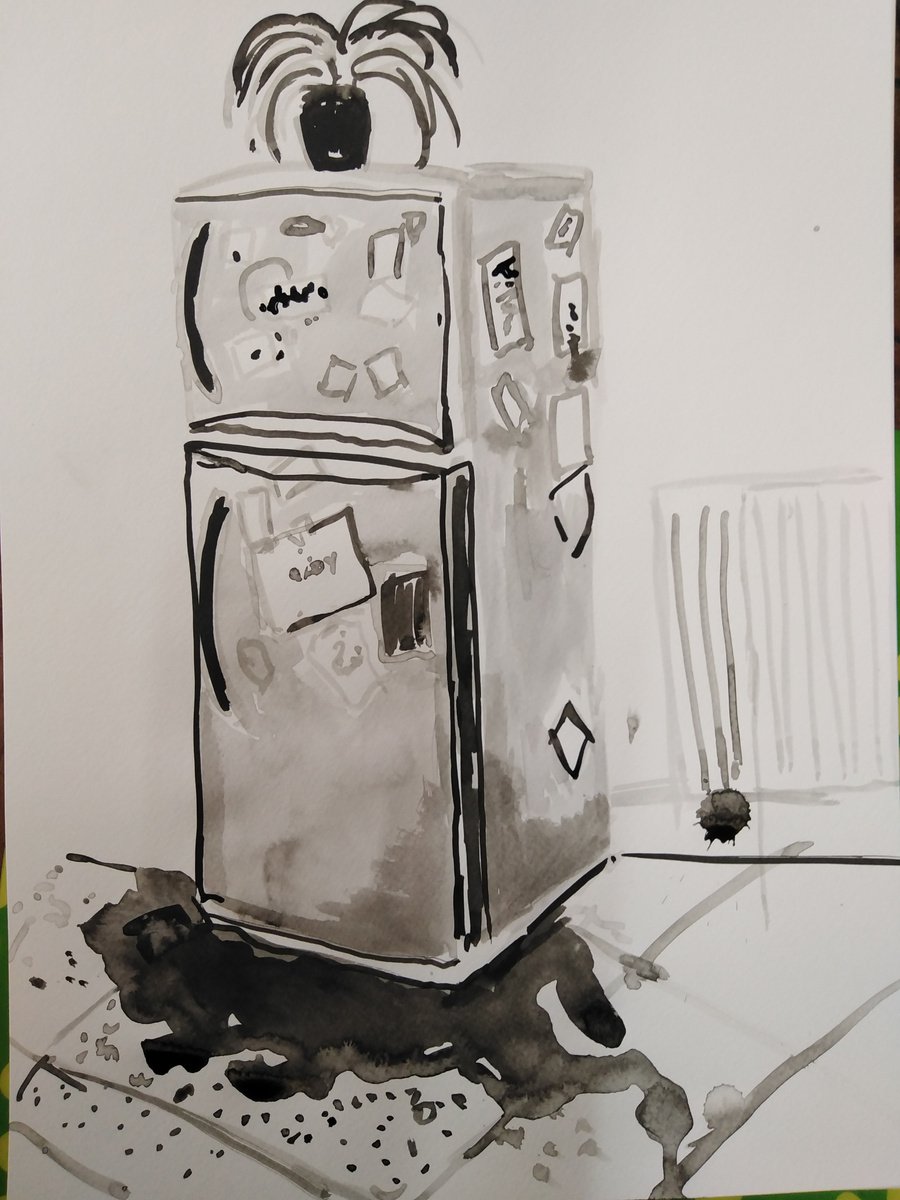 Leaking fridge by kelly norman