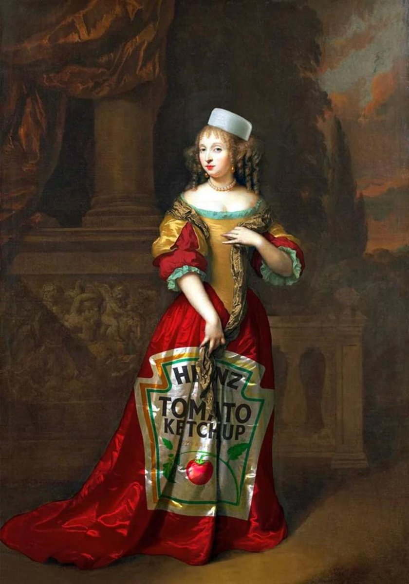 Surrealistic Portrait Giclee Print By Little Fish Design, 17 X 24", Saucy Ii, Original Artwork