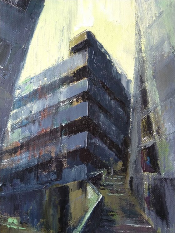 Perspective(40x50cm, oil painting, ready to hang)