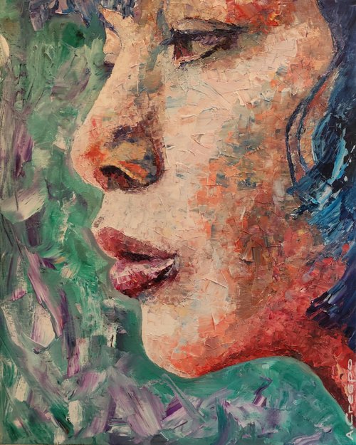 Impression of a woman III by Alfonso Crespo