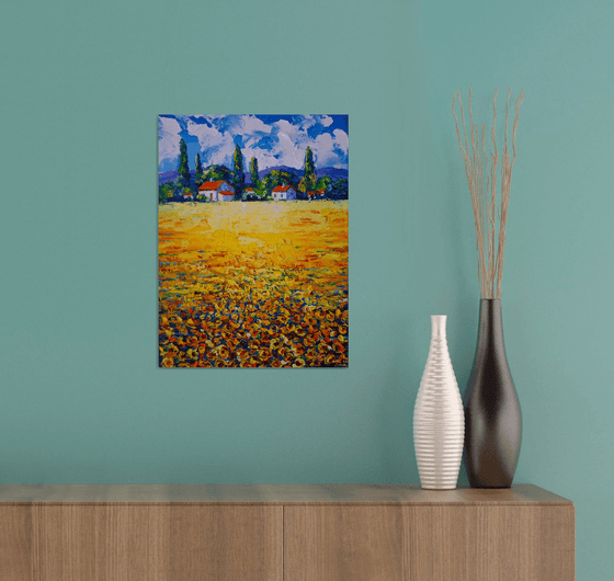 Yellow and blue