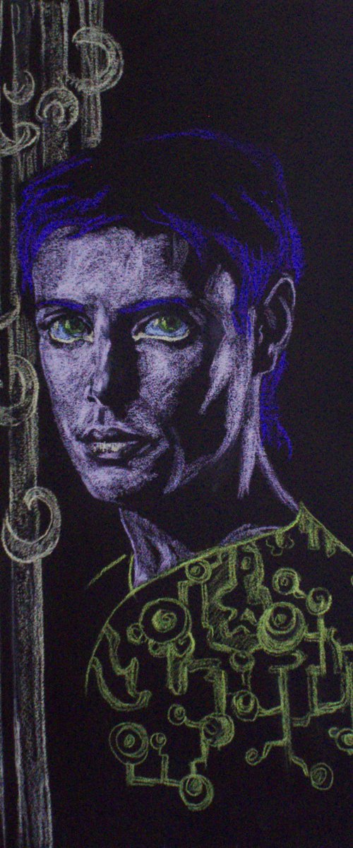 Boy with green eyes by Kateryna Bortsova