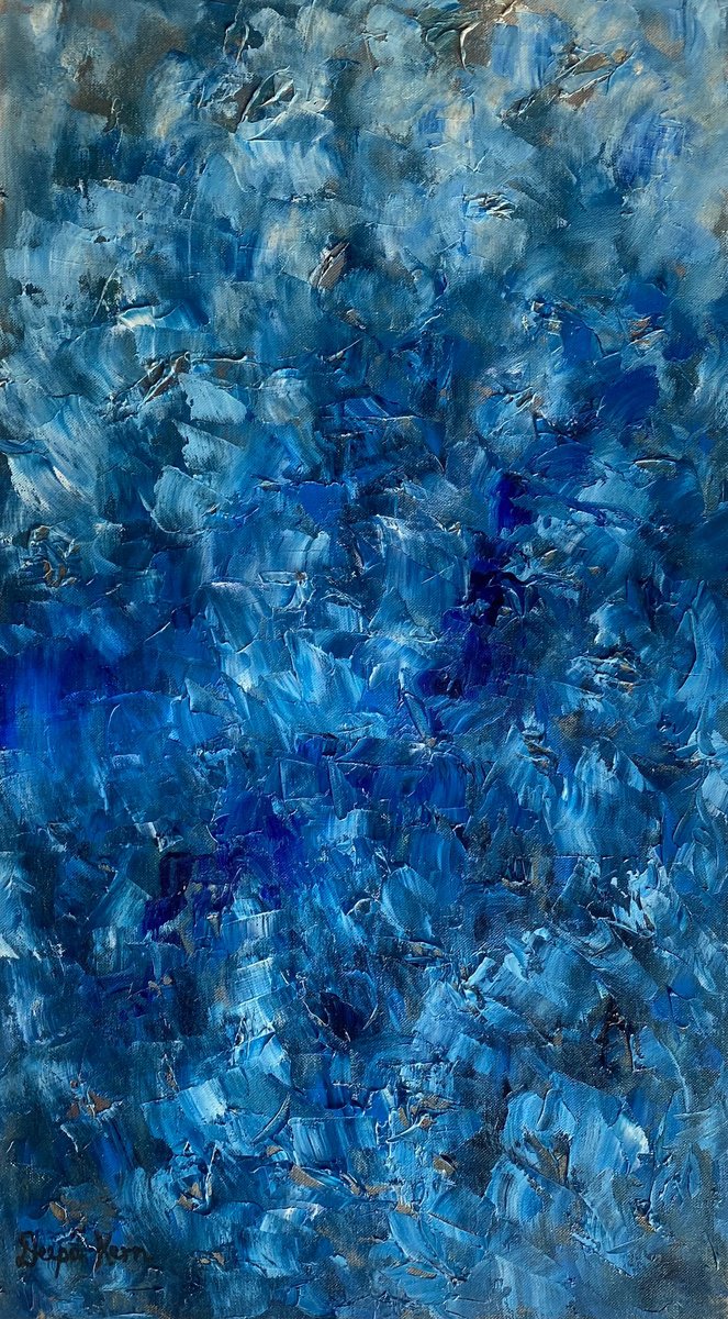 Blue Waves by Deepa Kern