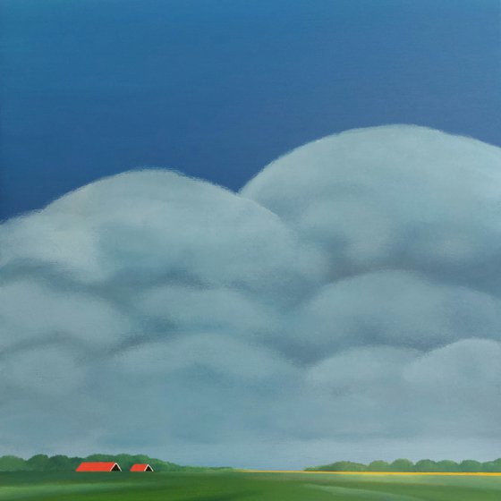A beautiful cloudy day.