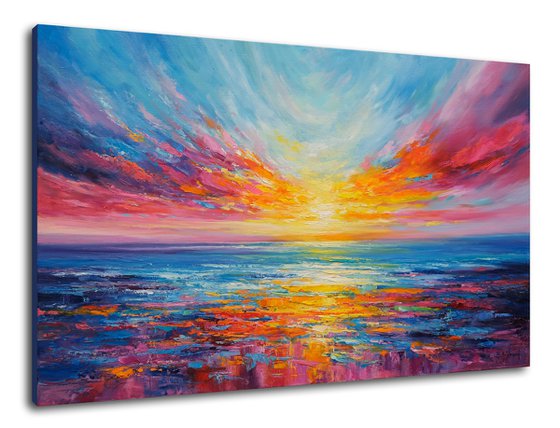 Emotional Sunset Seascape