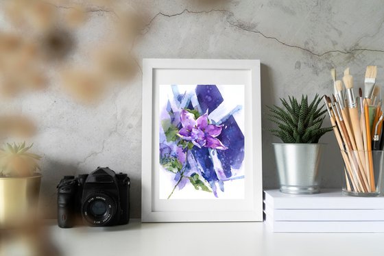 Diptych ‘Violet’