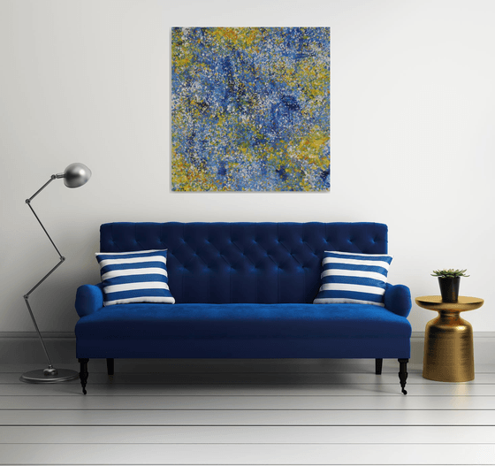 BLUE DAY 2 / 110x106cm