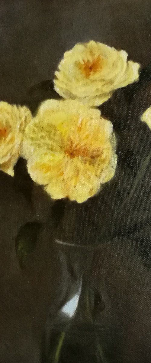 Alchemy Yellow Roses by Daniela Roughsedge