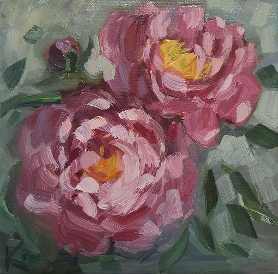 Still-life "Peonies"