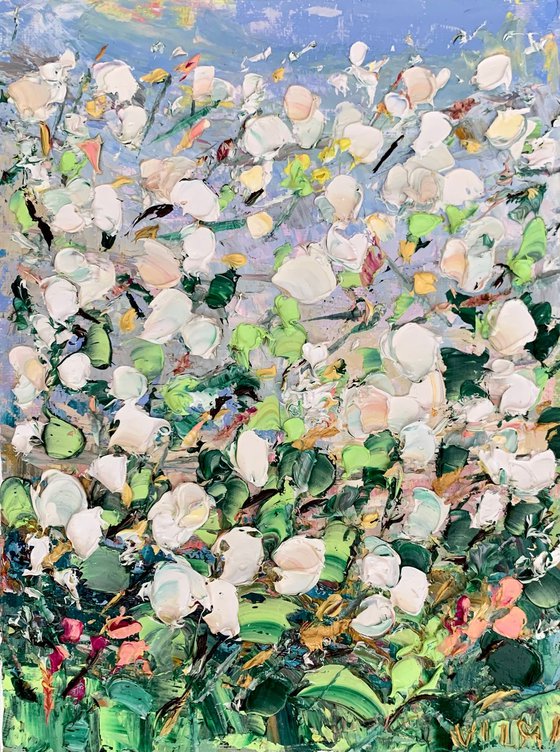 White flowers