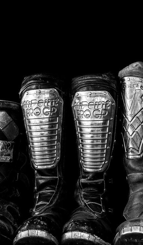 Vintage Speedway Boots - Amsterdam by Stephen Hodgetts Photography
