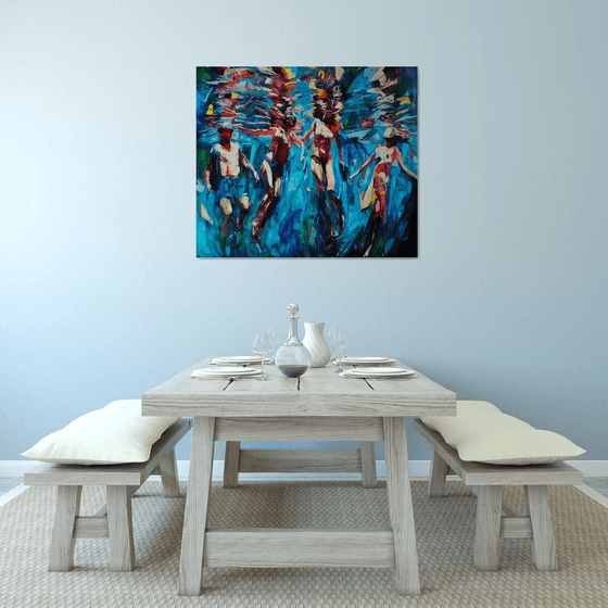 In the light of the water