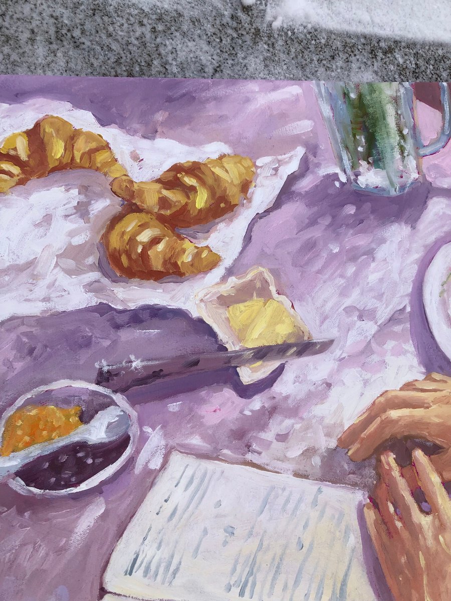 Morning Coffee By Volodymyr Smoliak, 24 X 24, Artwork For Sale On Artfinder