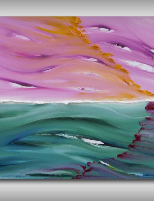 The evening light - FREE SHIPPING EUR / USA / UK - 120x60 cm by Davide De Palma
