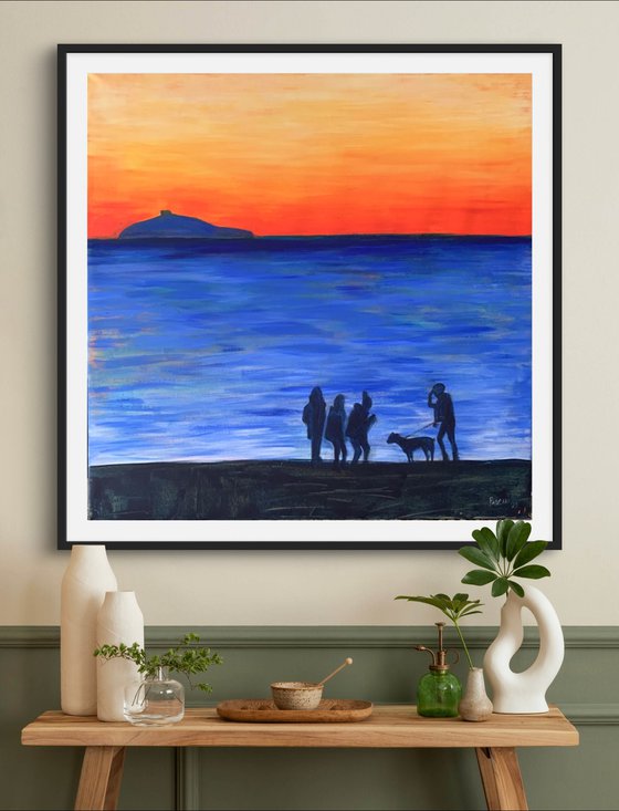 Sunset on the beach