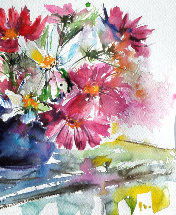 Still life with windflowers II