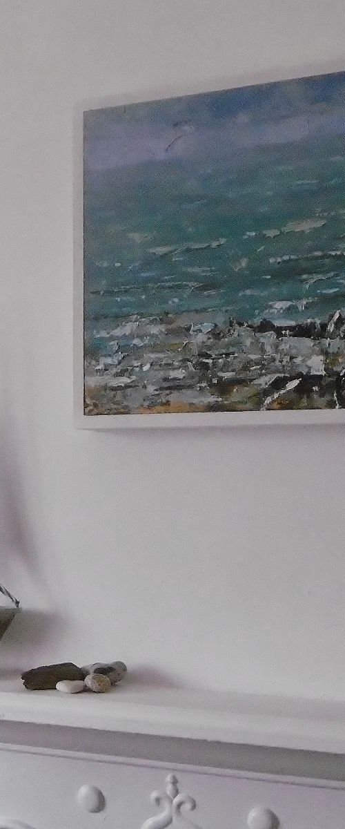Rocks, Sea and Surf by Nikki Wheeler