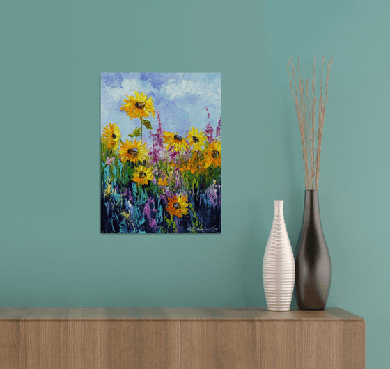 Decorative sunflowers